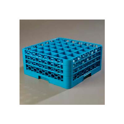 Carlisle RG36-314 - Opticlean™ 36-compartiment verre Rack W / 3 extendeurs, Carlisle bleu - Qté par paquet : 2