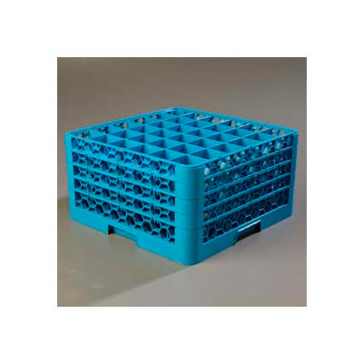 Carlisle RG36-414 - Opticlean™ 36-compartiment verre Rack W / 4 extendeurs, Carlisle bleu - Qté par paquet : 2