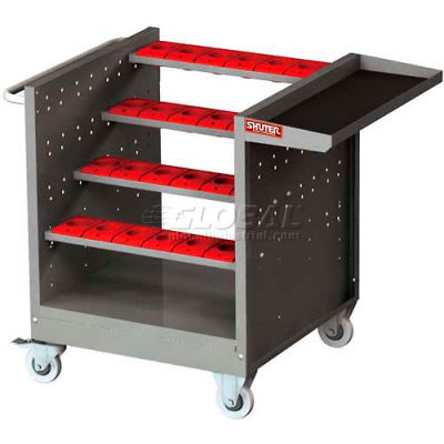 Shuter CNC Taper 50 Tool Cart, 20 Tool Holders NTW-4B-50T, 39-1/2"L x 25-1/2"W x 32-1/2"H