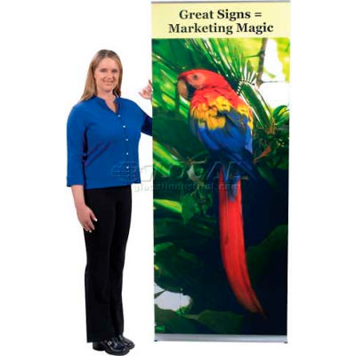 Flexi Banner Stand, Single Sided, 24"W