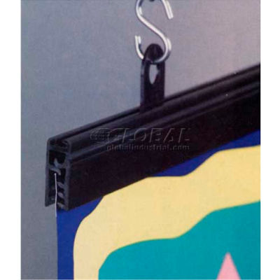 EZ Load Sign Holder, Clear, Two 4' Pieces