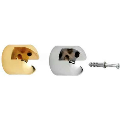 Architects Slotted Sign Fixture, Brass, For .16" To .35" Substrates