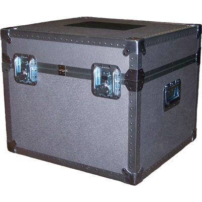 Conception de cas envoi conteneur 855-2624 - 26 po L x 24 po lx 26 po H - Noir