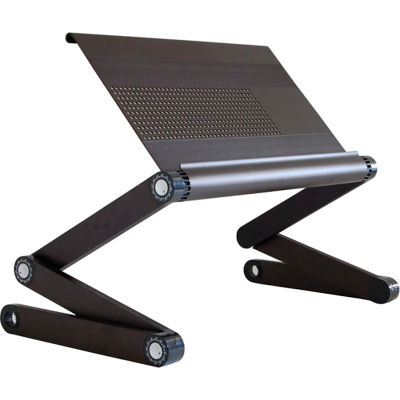 Uncaged ergonomie portable aluminium exécutif Tamara WorkEZ & tablette refroidissement Stand, noir