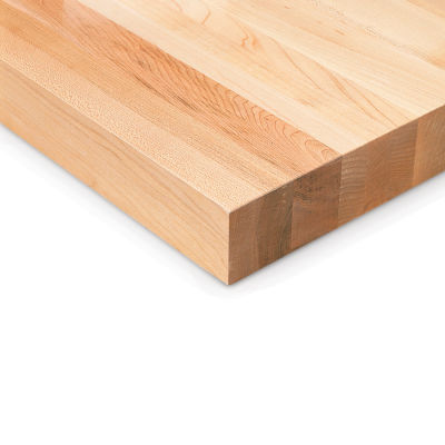 Plateau d’établi industriel mondial, Boos Maple Butcher Block Square Edge, 120"Lx36"Dx1-3/4 » d’épaisseur™