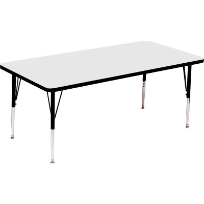 Tables d’activité, 60" L x 30" W, hauteur Standard, rectangulaire - Blanc