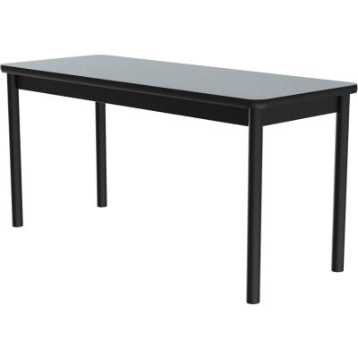 Table de laboratoire Science Correll - Dessus en stratifié - 24 "L x 60 H « L x 36" - Granite gris