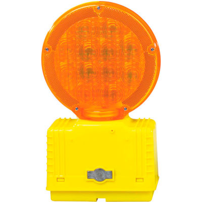 03-10-SBLG, prix par chacun, lentille ambre, corps jaune, lumière solaire Barricade Cortina - Qté par paquet : 4
