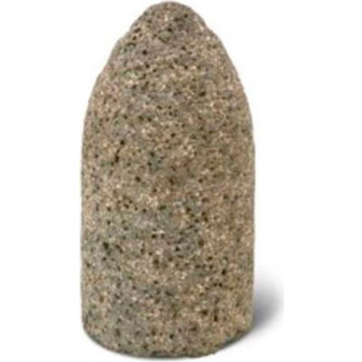 GCW abrasifs cône plat Astuce 2 "x 3" - Tige de 5/8-11, 16, rose - Qté par paquet : 10