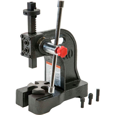 arbor press ton palmgren metalworking presses globalindustrial machinery machines tools
