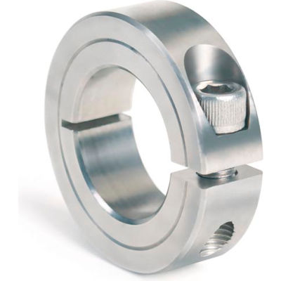 One-Piece Clamping Collar, 9/16", Stainless Steel