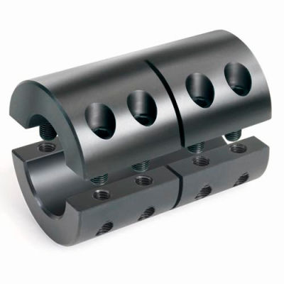 Two-Piece Clamping Couplings Recessed Screw, 1", Black Oxide Steel