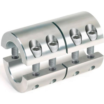 Two-Piece Industry Standard Clamping Couplings, 5/8", Stainless Steel