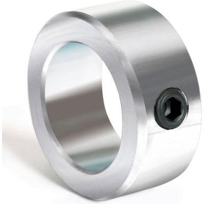 Set Screw Collar, 1/8", Zinc Plated Steel