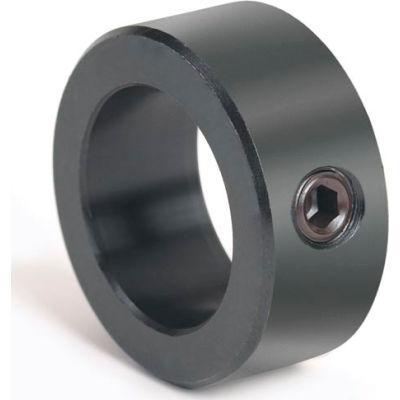 Set Screw Collar, 1/4", Black Oxide Steel