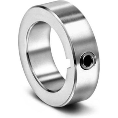 Set Screw Collar with Keyway C-KW-Series, 1-1/4", Stainless Steel