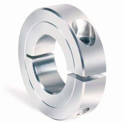 One-Piece Clamping Collar Recessed Screw, 1-3/16", Aluminum
