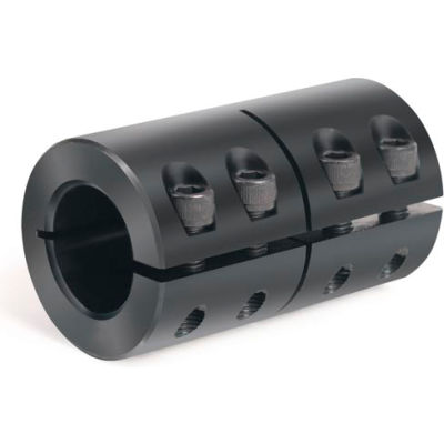 1-Piece Industry Standard Clamping Couplings, 1-1/4", Black Oxide Steel