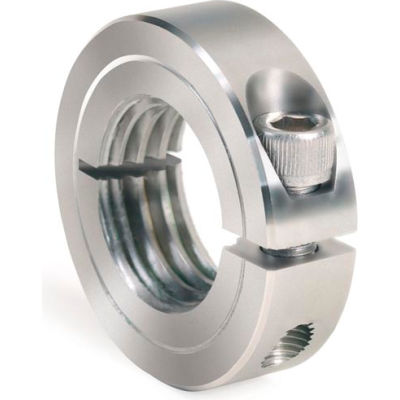 One-Piece Threaded Clamping Collar, Stainless Steel, ISTC-062-18-S