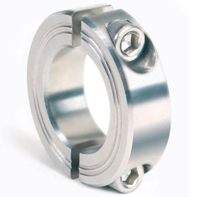 Metric Two-Piece Clamping Collar, 6mm, Stainless Steel