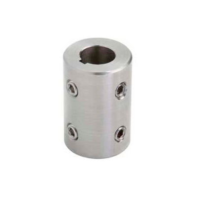 Climax Metal, Metric Set Screw Coupling W/Keyway, MRC-30-SKW4H@90, Stainless Steel, 30mm
