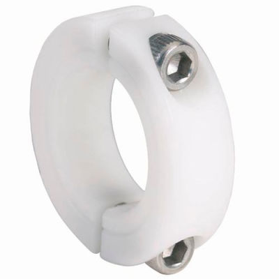 Nylon Two-Piece Clamping Collar N2C-Series, 1/2", Acetal