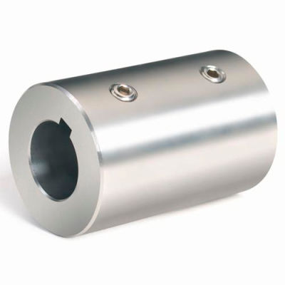 Set Screw Coupling w/Keyway, 5/8", Stainless Steel, RC-062-S-KW