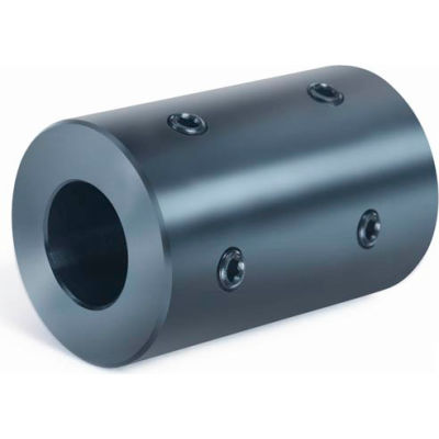 Rigid Coupling 4 Set Screws 2 at 90 RC4H-Series, 3/4", Black Oxide Steel