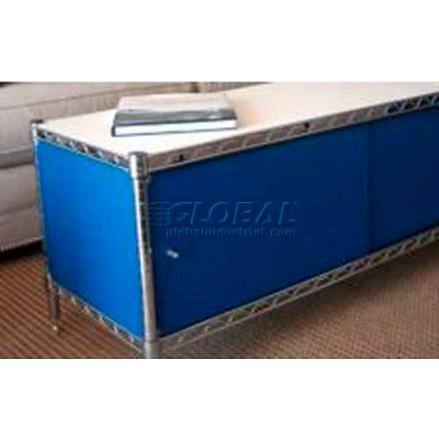 Kit d’enceinte - Faites coulisser la porte 14 x 48 x 13, gris clair