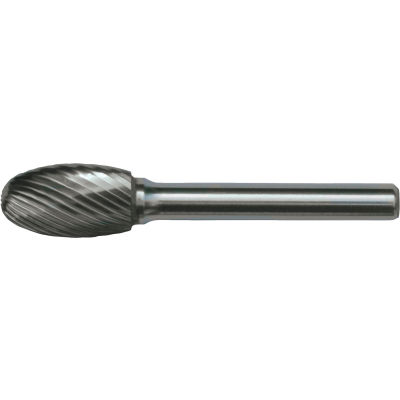 Cle-Line 1851 SF-5L6 1/2 x 1/4 Standard Cut Egg Shaped Bur