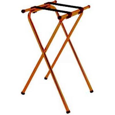 Tray Stand, 19" x 16" Top x 31" High, 2-1/4" Brown Straps (6 Per Case)