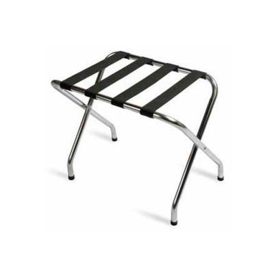 Flat Top Zinc Luggage Rack with Black Straps, 6 Pack - Pkg Qty 6