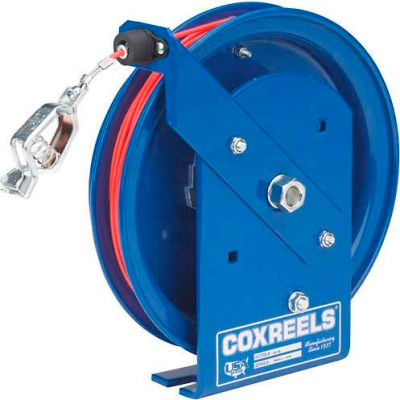 Coxreels SD-75 printemps Rewind enrouleur de câble de décharge d’électricité statique, 75' câble inox