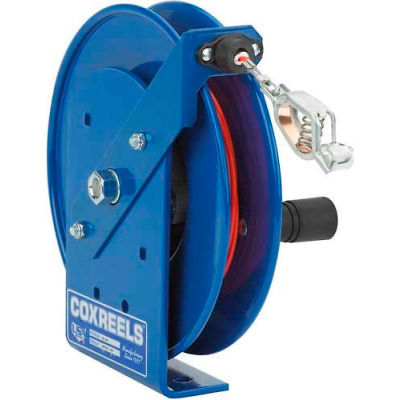 Coxreels SDH-200 printemps Rewind décharge d’électricité statique main manivelle Cable bobine, 200' câble, w/50 a Ground Clamp