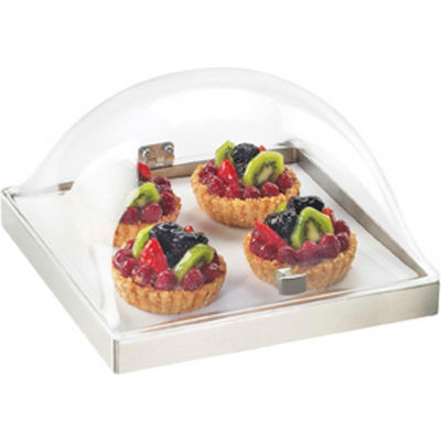 Cal-Mil 3329-12-55 Square Stainless Steel Chill Pack Display 12"W x 13"D x 7-1/2"H