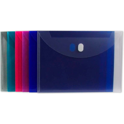 C-Line Products Poly XL Enveloppes réutilisables, charge latérale, 11 « L x 8-1 / 2 « H, assorti, 36 / paquet