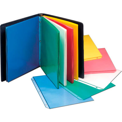 C-Line produits colorés polypropylène feuille Protector, divers coloris, 11 x 8 1/2, 50/BX