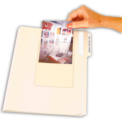 Produits C-Line Peel - Stick Photo Holders, Clear, 4 » x 6 », 10 Holders/Pack, 5 Packs/Set