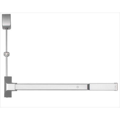Copper Creek Fire Rated Grade 1 Vertical Rod Exit, 36" Less Bottom Rod, Aluminum