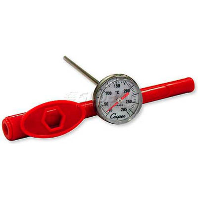 Cooper-Atkins Pocket Test Therm, 1246-03c-1, 1" Dial, 5" Stem w/Adjusted Sheath, Nsf-Min Qty 12