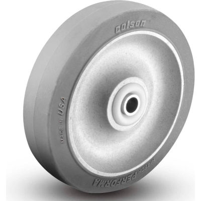 Roues de série de Colson® 2 2.00005.444 - Bague de Delrin de 5 x 1-1/4 Performa en caoutchouc 3/8 - Gris