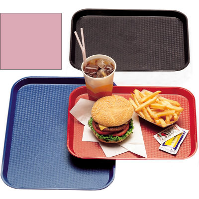 Cambro 1216FF409 - Tray Fast Food 12" x 16", Blush - Pkg Qty 24