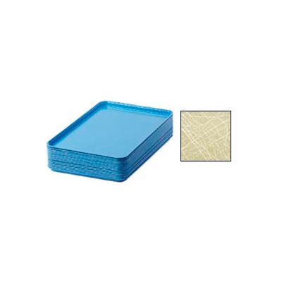 Cambro 1826214 - Camtray 18" x 26" Rectangular, Abstract Tan - Pkg Qty 6