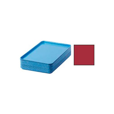 Cambro 1826221 - Camtray 18" x 26" Rectangular, Ever Red - Pkg Qty 6