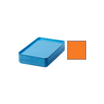 Cambro 1826222 - Camtray 18" x 26" Rectangular, Orange Pizazz - Pkg Qty 6