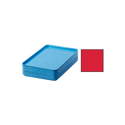Cambro 1826510 - Camtray 18" x 26" Rectangular, Signal Red - Pkg Qty 6