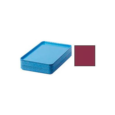 Cambro 1826522 - Camtray 18" x 26" Rectangular, Burgundy Wine - Pkg Qty 6