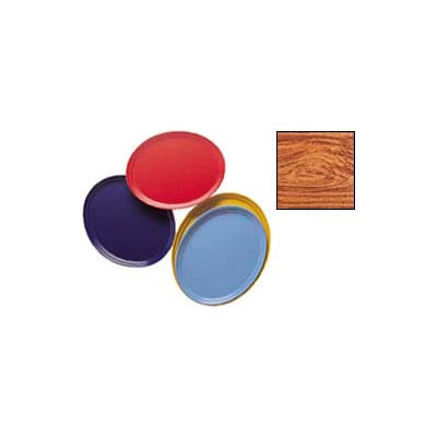Cambro 2500309 - Camtray 19" x 24" Oval, Java Teak - Pkg Qty 6