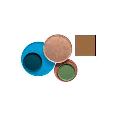Cambro 900508 - Camtray 9" Round, Suede Brown - Pkg Qty 12
