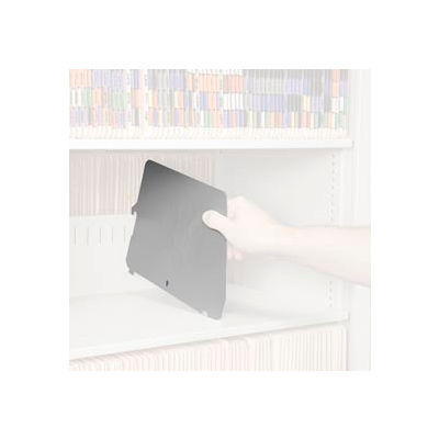 Rotary File Cabinet Components, 5 Pack of Letter/Legal File Dividers, Light Gray